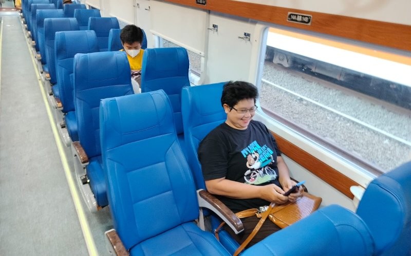 PT Kereta Api Indonesia (Persero) meluncurkan Kereta Ekonomi New Generation, Selasa (26/9/2023) (Foto Heri Purnomo/MPI)