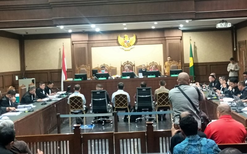 Sidang lanjutan dugaan korupsi proyek BTS 4G (Bachtiar Rojab/MPI)