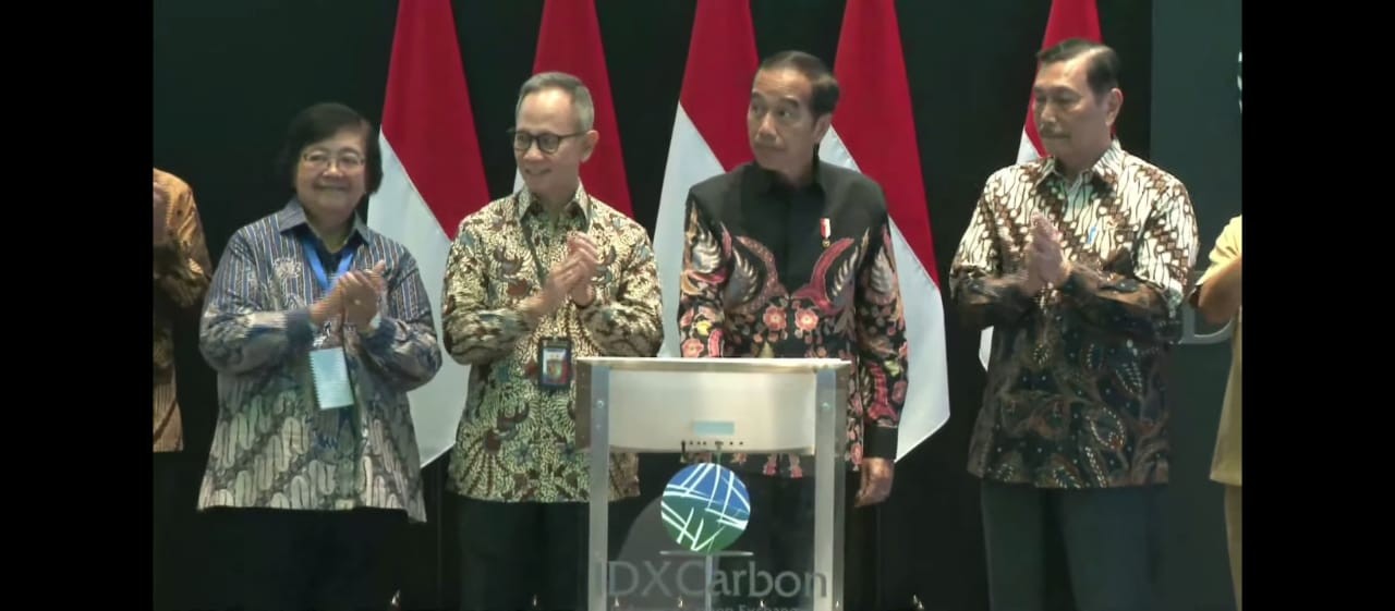 Indonesia Carbon Exchange Officially Launched. (Foto: YouTube/Otoritas Jasa Keuangan)