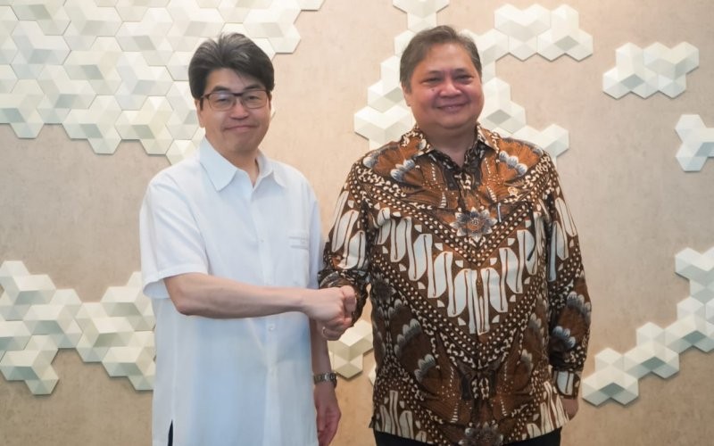 Menteri Koordinator Bidang Perekonomian, Airlangga Hartarto menggandeng JBIC memperkuat kerja sama program transisi Energi Indonesia-Jepang.