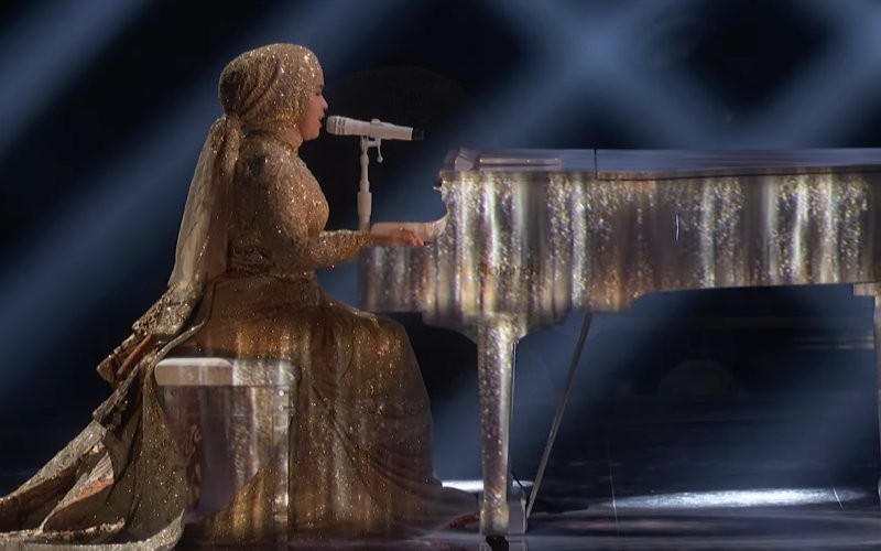 Putri Ariani hanya berhasil mencapai peringkat empat ajang AGT 2023. (YouTube/AGT)