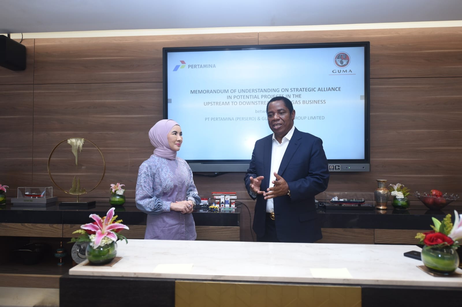 Pertamina Kerja Sama dengan Guma Africa Group untuk Perluas Ekspansi Global. (Foto: Dok.Pertamina)