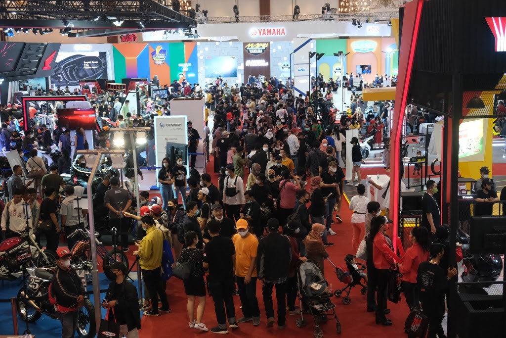 IMOS+ 2023 Janji Pamer Lebih Banyak Motor Listrik, Boleh Diuji Coba (Foto: MNC Media)