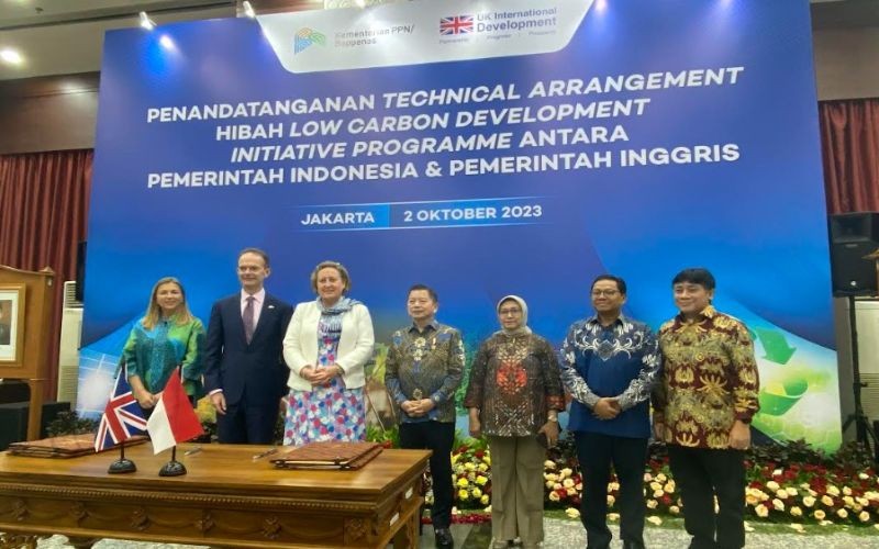 Inggris Hibahkan Rp514 Miliar Pembangunan Rendah Karbon Tahap II di RI