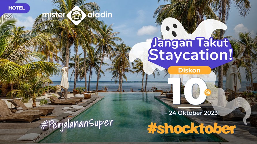 Nikmati Momen Staycation Bersama Keluarga dan Sahabat dengan Diskon Spesial dari Mister Aladin. (Foto: MNC Media)