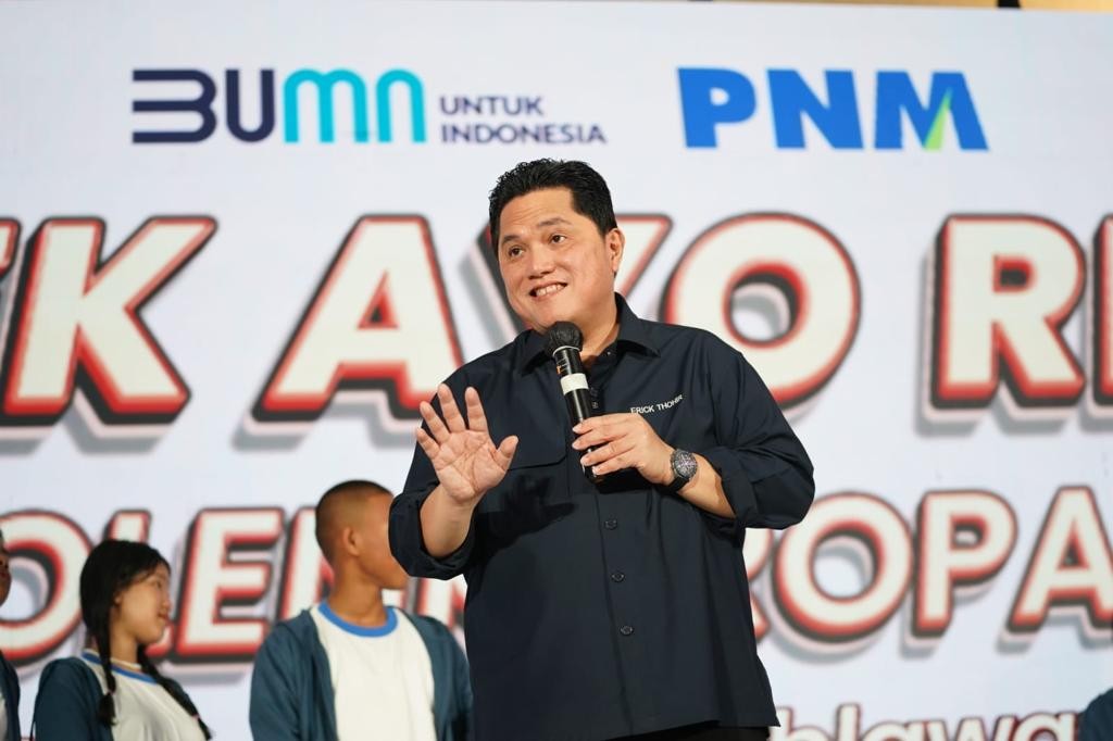 Erick Apresiasi Program PNM Mekaar Inisiasi Jokowi: Dukung Pengentasan Keluarga Tak Mampu (FOTO:Dok Ist)