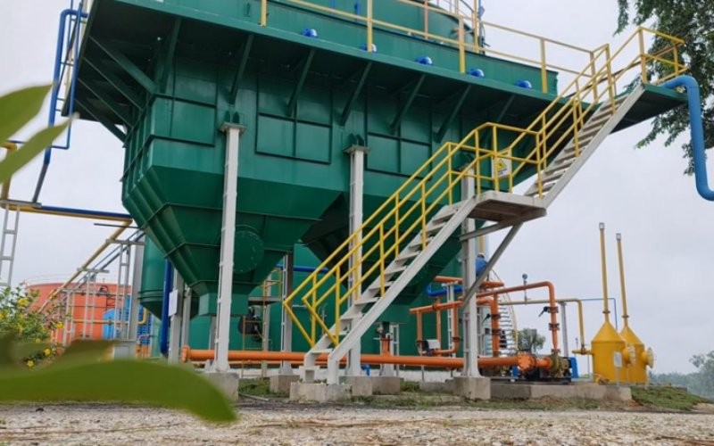PTPN III melalui anak usahanya, PT Perkebunan Nusantara V, sedang membangun pembangkit tenaga biogas (PTBg) co-firing.