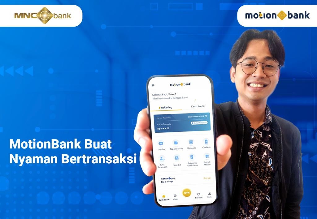 Pakai Aplikasi MotionBank, Bikin Kayawan Swasta Ini Nyaman Bertransaksi (FOTO:MNC Media)
