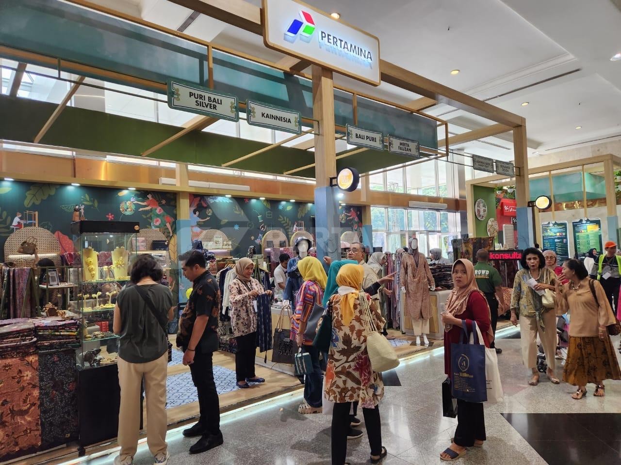 Transaksi UMKM Binaan Pertamina di INACRAFT 2023 Tembus Rp1,8 Miliar. (Foto: MNC Media)