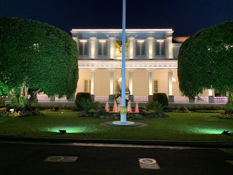 Jokowi-Syahrul Yasin Limpo Dijadwalkan Bertemu, Istana Merdeka Terpantau Sepi. (Foto: Binti/MNC Media)