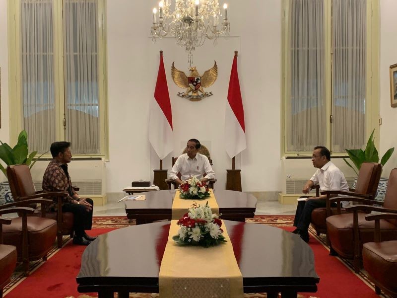 Syahrul Yasin Limpo Tiba Di Istana, Langsung Bertemu Jokowi