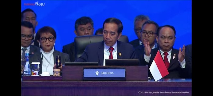 Resmi Buka KTT, Jokowi Ajak Negara Anggota AIS Fokus Pada Tiga Hal (foto: MNC Media)