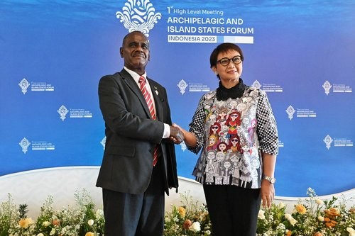 RI-Kepulauan Solomon Perkuat Kerja Sama Ekonomi Biru. (Foto: Kemlu)