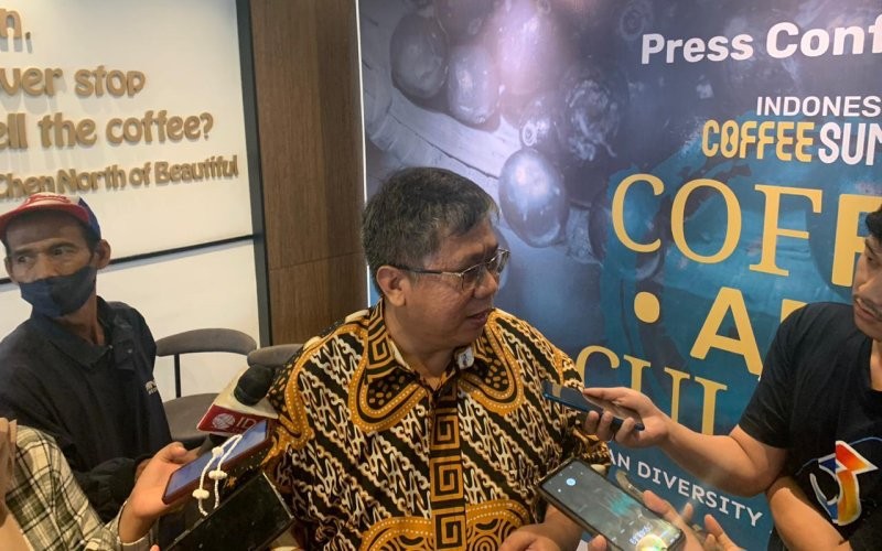 Ketua Departemen Spesialisasi dan Industri, Asosiasi Eksportir Kopi Indonesia (AEKI), Moelyono Soesilo. (Nur Ichsan Yuniarto/IDXChannel)