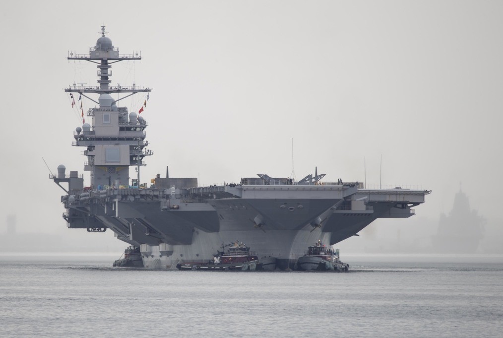 Dikirim untuk Bantu Israel, Ini Spesifikasi dan Harga Kapal Induk USS Gerald R. Ford. (Foto: U.S. Naval Institute)