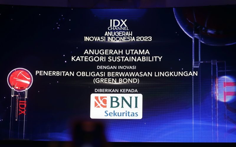 BNI Sekuritas  menerima Penghargaan Utama dalam kategori Sustainability pada ajang IDX Channel Anugerah Inovasi Indonesia (ICAII) 2023.