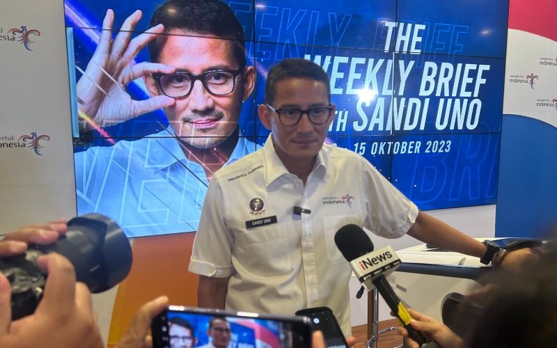 Menteri Pariwisata dan Ekonomi Kreatif, Sandiaga Uno (Foto: Annastasya/MPI)