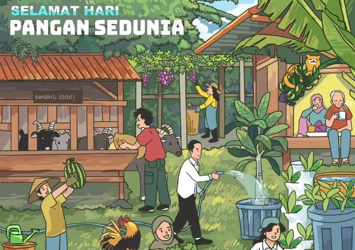 Hadapi El Nino, Jokowi Pastikan Cadangan Beras Indonesia Cukup (foto: MNC Media)