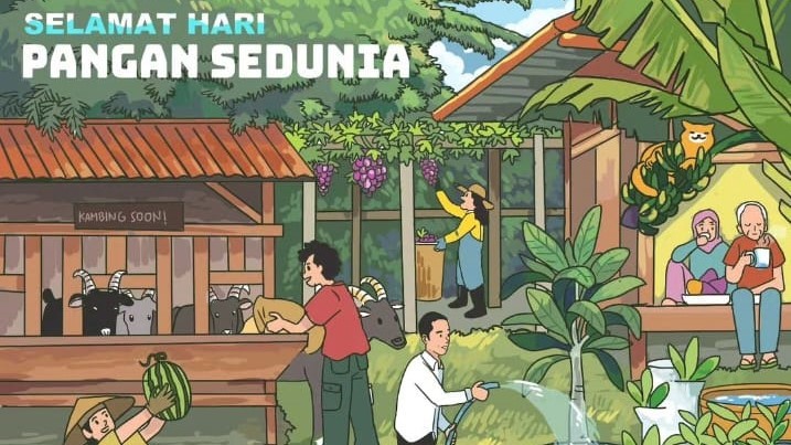 Sambut Hari Pangan Sedunia, Jokowi Bahas El Nino hingga Geopolitik (foto: MNC Media)