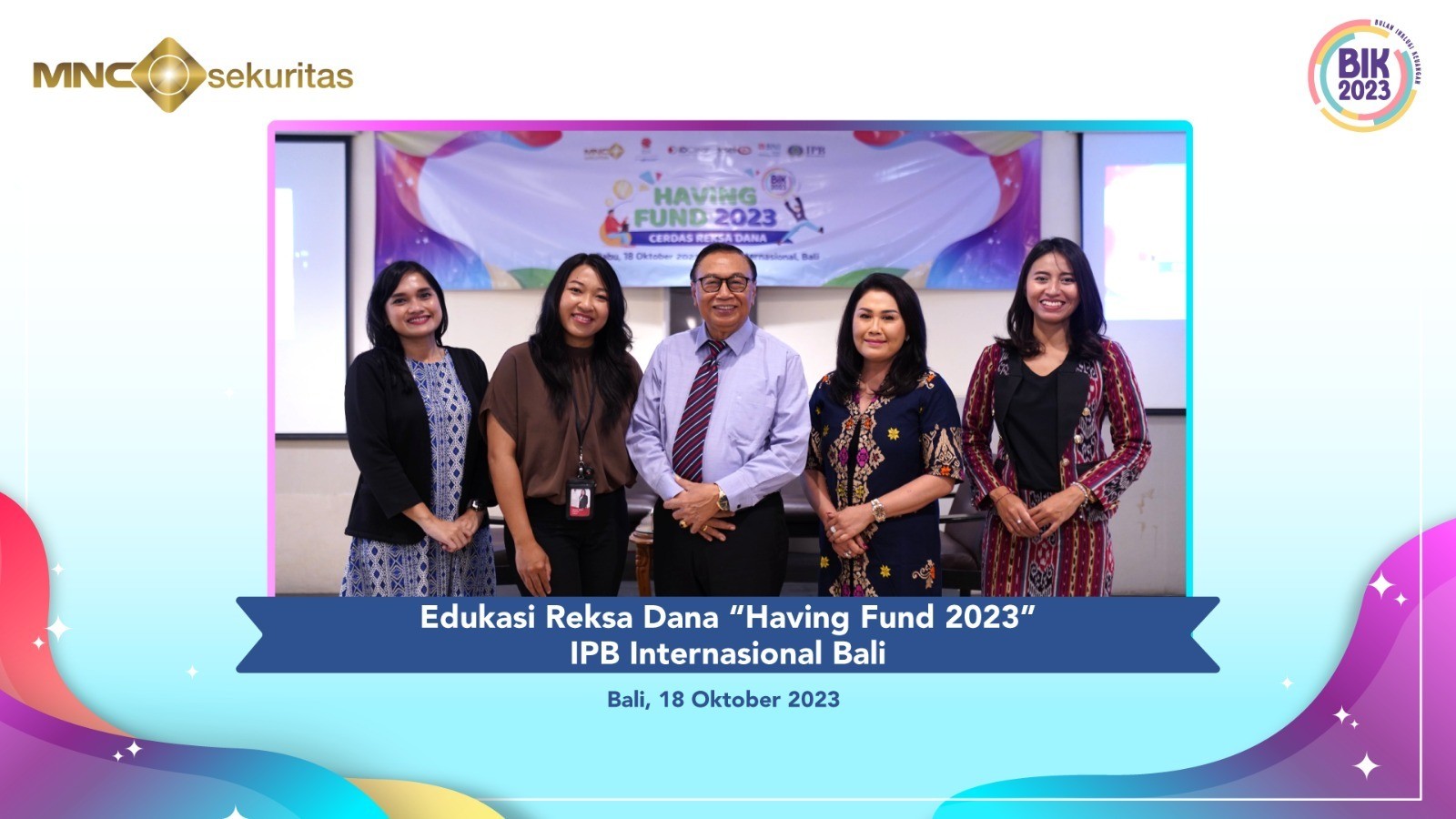 MNC Sekuritas Kembali Gelar Edukasi Reksa Dana Having Fund 2023 (FOTO:MNC Media)