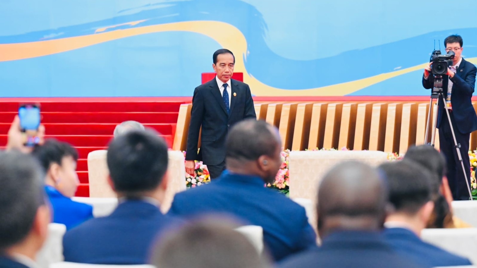 Jokowi Sebut Kerja Sama Belt and Road Initiative Tidak Boleh Dipolitisasi. (Foto Setpres)