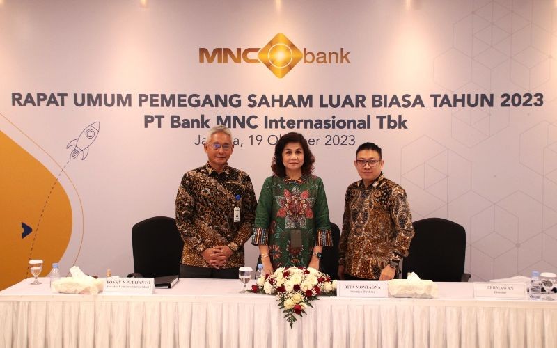 RUPSLB MNC Bank (BABP) Restui Rights Issue 13,5 Miliar Saham. Foto: MNC Media