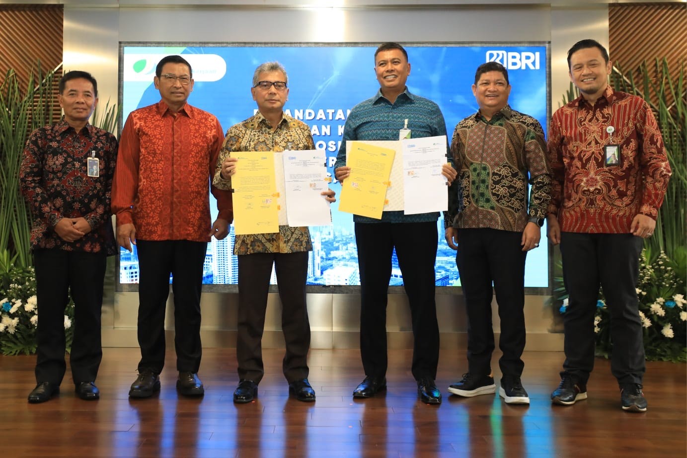 BRI (BBRI) dan BPJS Ketenagakerjaan Kolaborasi Layanan dan Perlindungan bagi Penerima KUR. (Foto MNC Media)