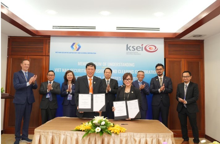 KSEI Kerja Sama dengan VSDC untuk Dukung Pasar Modal Asia Pasifik. (Foto: Dok. KSEI)