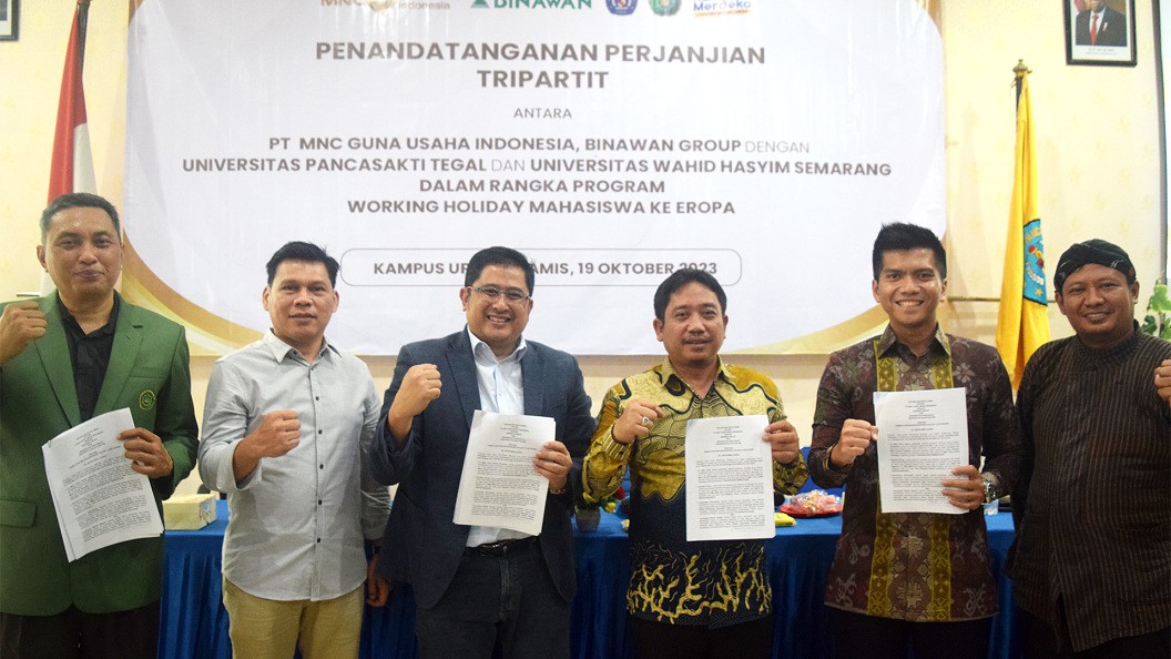 MNC Guna Usaha Perluas Jaringan Pembiayaan Program Working Holiday Mahasiswa ke Eropa. (Foto MNC Media)