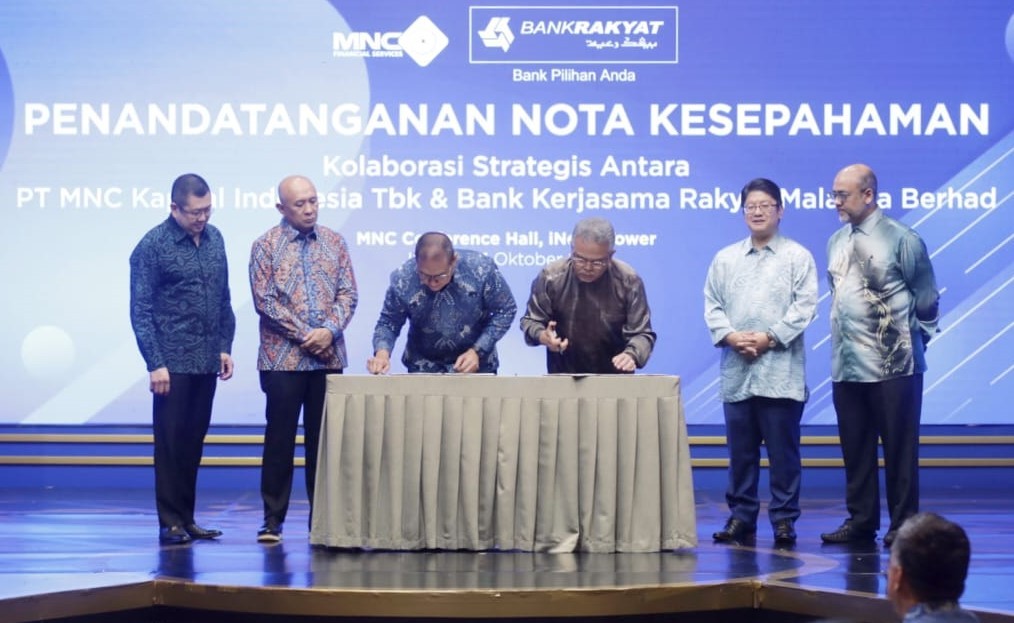 MNC Kapital (BCAP) Gandeng Bank Rakyat Permudah Pembiayaan bagi PMI. (Foto: Suparjo/MNC Media)