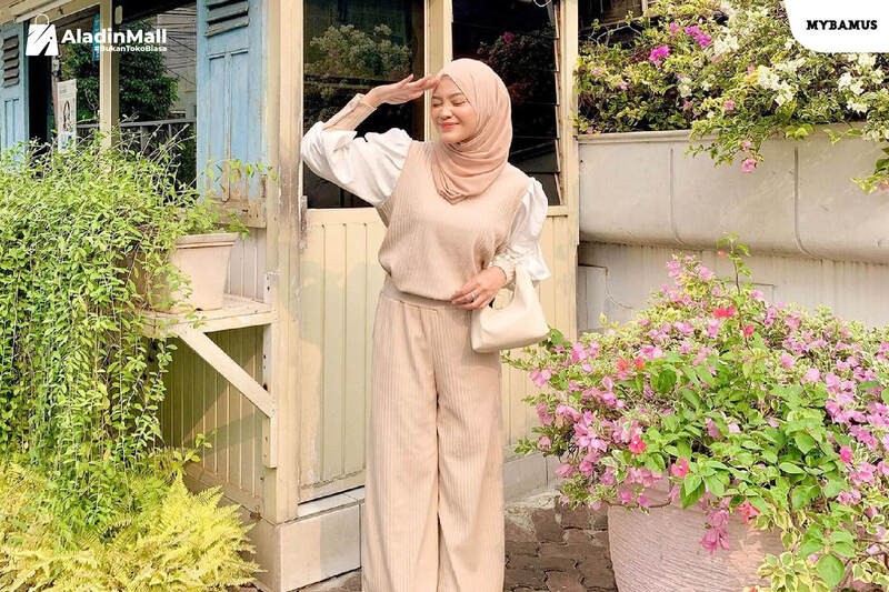 Inspirasi OOTD Celana Kulot untuk Hijabers, Stylish dan Nyaman. (Foto: MNC Media)
