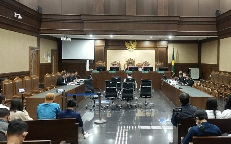 Sidang kasus dugaan gratifikasi dan tindak pidana pencucian uang (TPPU) dengan terdakwa Rafael Alun (MNC Media)
