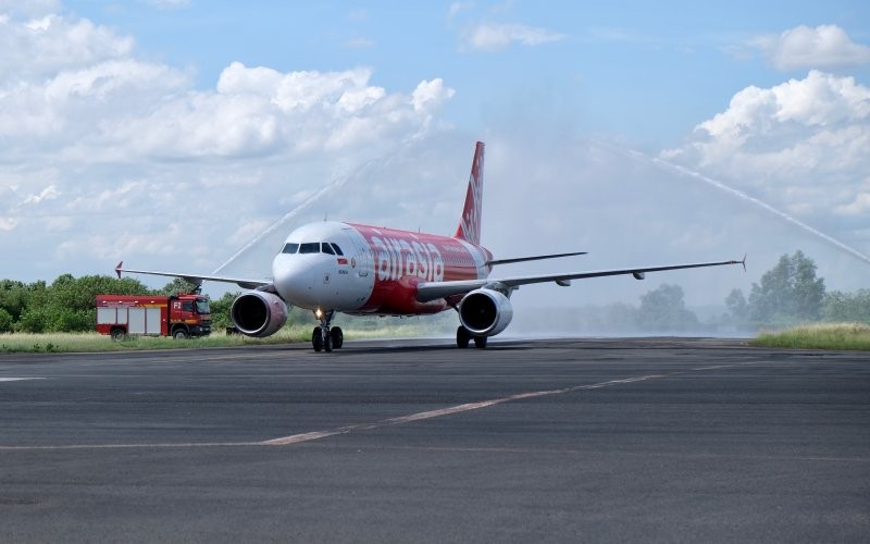 AirAsia Indonesia telah melayani 10.874 penerbangan selama kuartal I-2024. (MNC Media)