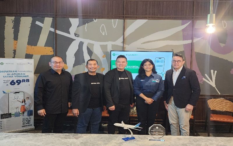 Ultra Voucher (UVCR)-GIAA Kerja Sama Layanan GarudaMiles. Foto: MPI