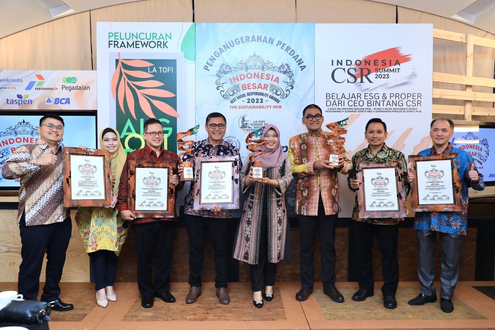 Dirut Pertamina Jadi Bintang CSR di Indonesia Best Social Responsibility Awards (BESAR) 2023. (Foto: Dok.Pertamina)