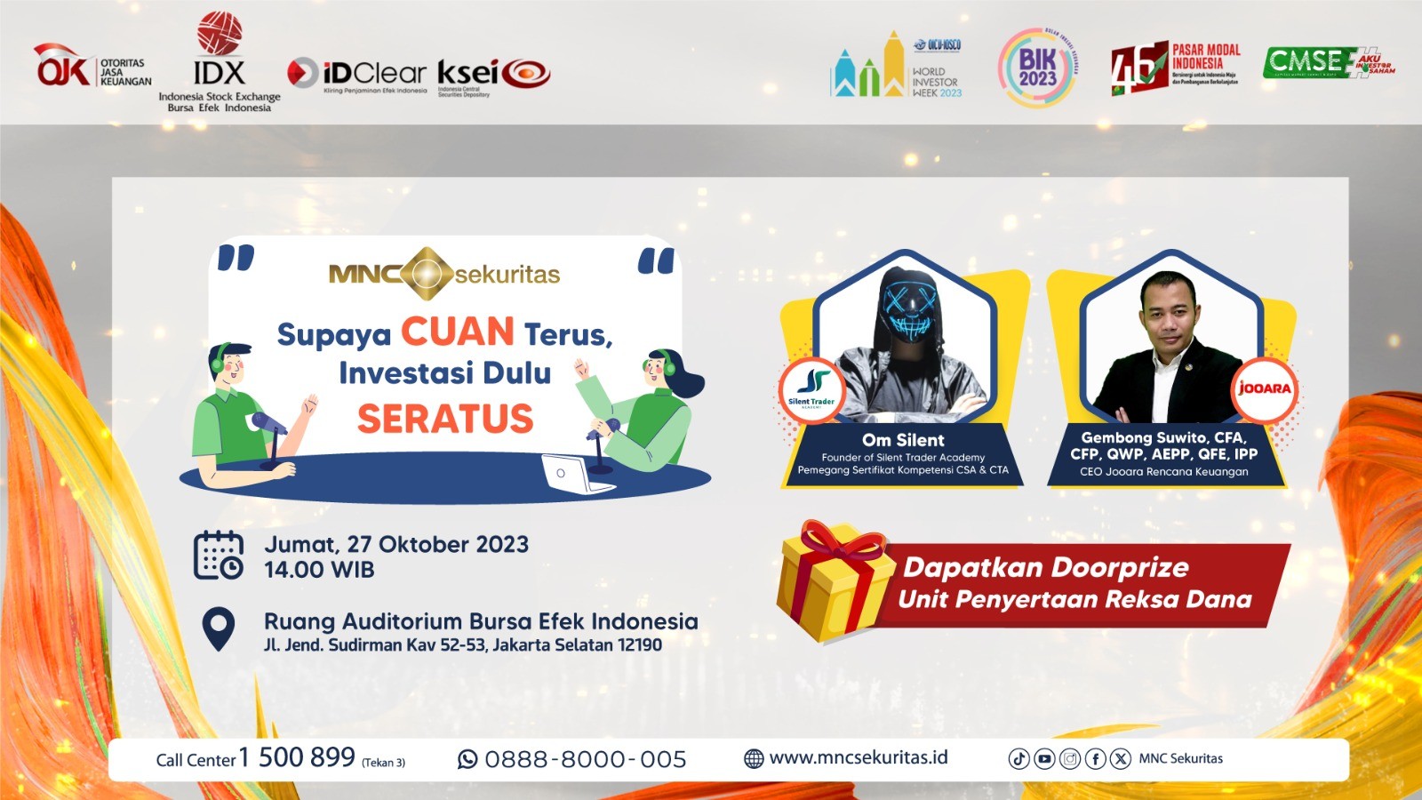 Mau Investasi Cuan Terus, Yuk Merapat ke Talkshow MNC Sekuritas (Foto: MNC Media)