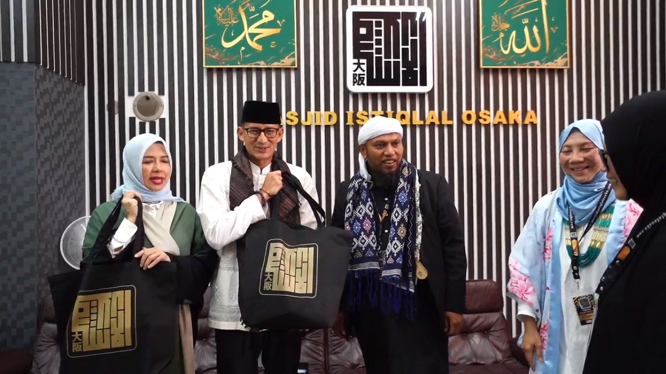 Sandiaga Endorse Pembangunan Masjid Istiqlal Osaka, Terkumpul hingga Rp9 Miliar (FOTO:Dok Ist)