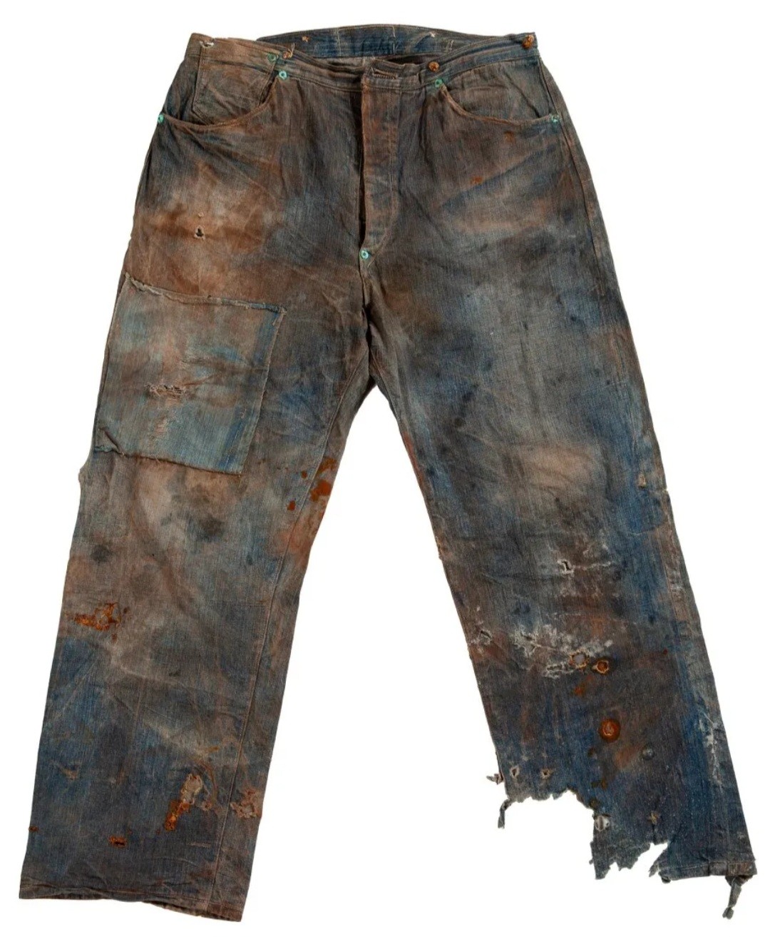 Ini Penampakan Jeans Lusuh Berusia 150 Tahun yang Terjual Rp1,5 Miliar (FOTO:Dok news.artnet)