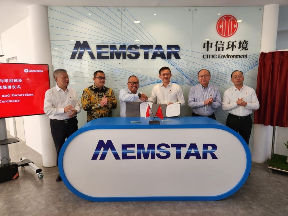 Danareksa Gandeng CITIC Envirotech Bangun Pengelolaan Air Limbah Bawah Tanah. Foto: MNC Media.