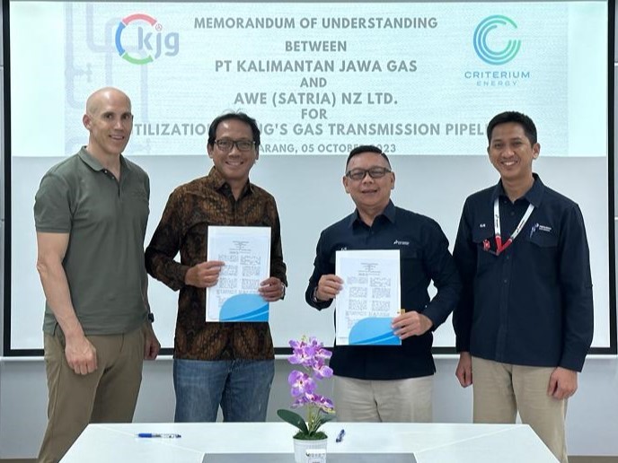 Pengembangan Lapangan Lengo, KJG Teken MoU dengan AWE (Satria) NZ, Ltd. Foto: MNC Media.