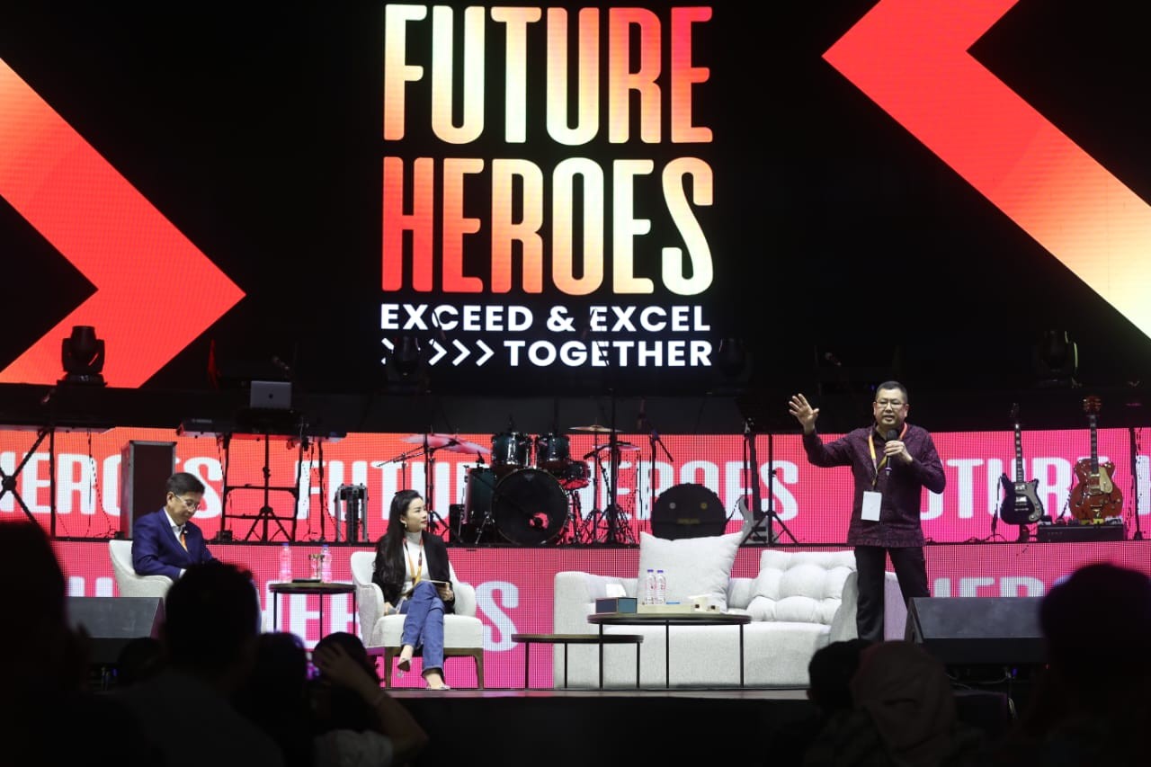 Jadi Pembicara Future Heroes, Hary Tanoesoedibjo Bahas Strategi Keberlangsungan Bisnis. (Foto MNC Media)