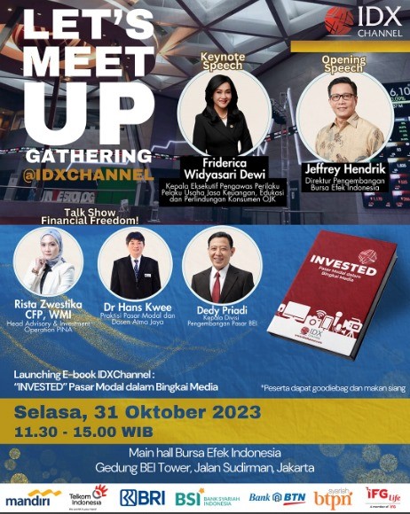 Gelar Let's Meet Up Community Gathering dan Launching eBook, Ini Harapan CEO IDX Channel (FOTO:IDX Channel)