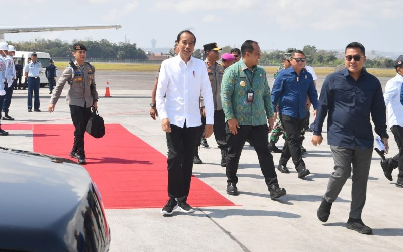 Presiden Jokowi di Bali (Setkab)