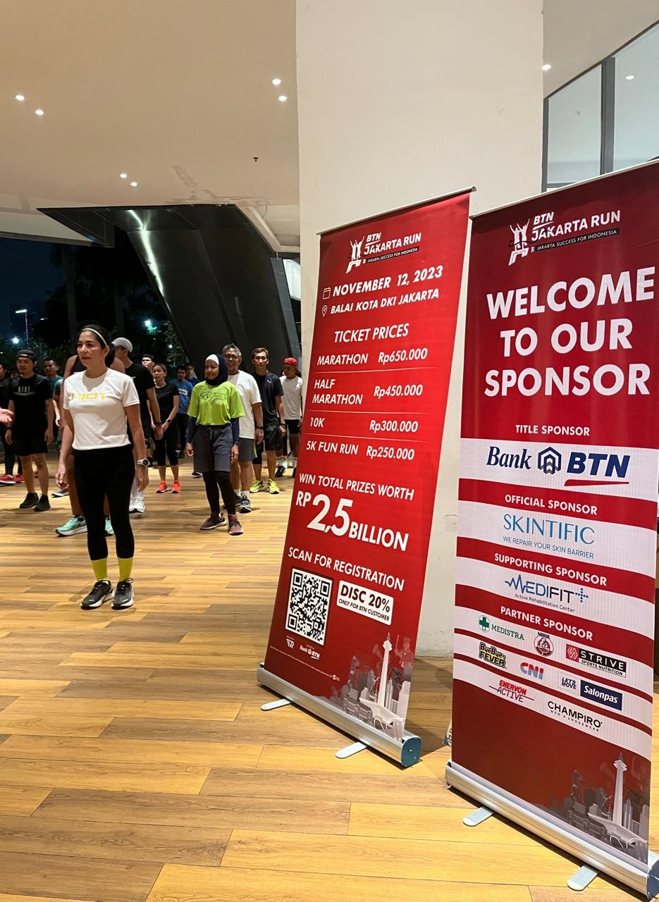 Jumlah Peserta Membludak, BBTN Resmi Tutup Pendaftaran BTN Jakarta Run 2023 (FOTO:MNC Media)