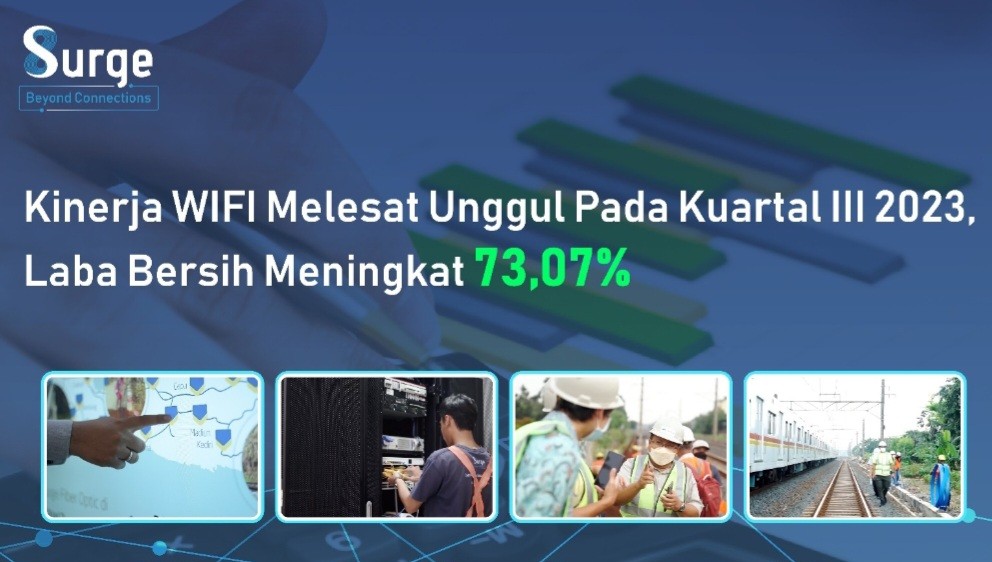 Laba Solusi Sinergi (WIFI) Melesat 73 Persen jadi Rp23,7 Miliar di Kuartal III-2023 (FOTO:Dok WIFI)