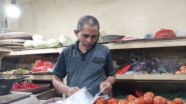 Harga Pangan Melonjak, Pedagang Mengeluh Omzet Turun 50 Persen (Foto: MNC Media)