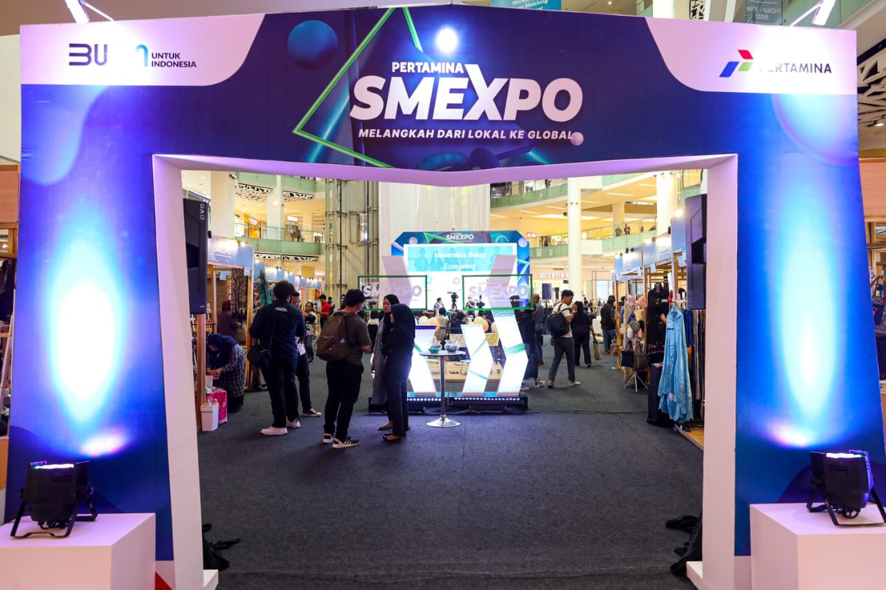 Pertamina SMEXPO 2023 Sukses, Omzet Penjualan Ritel Melesat 293 Persen. Foto: MNC Media.