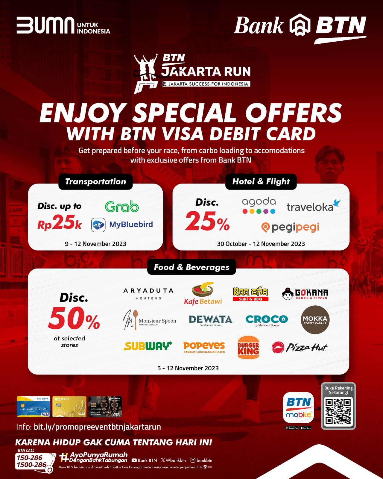 Perkenalkan Aplikasi Digital ke Masyarakat, 10 Merchant Siap Meriahkan BTN Jakarta Run 2023 (FOTO:Dok BTN)