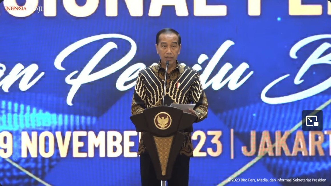Jokowi: Pemilu Pesta Rakyat, Harusnya Bergembira Bukan Khawatir dan Resah. (Foto YT Setpres)