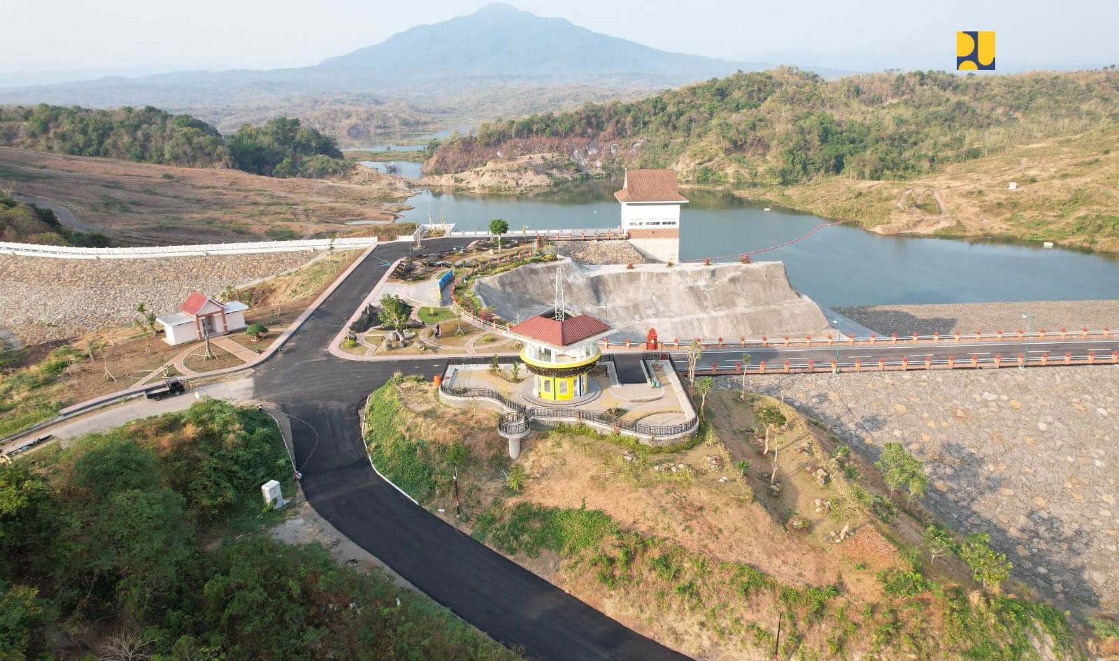 Bendungan Cipanas Senilai Rp2,03 Triliun Siap Diresmikan. (Foto KemenPUPR)